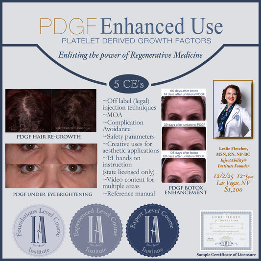 PDGF BB+ Enhanced Use Group Training