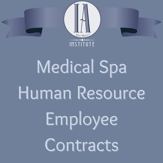 Medical Spa Human Resource Employee Contracts
