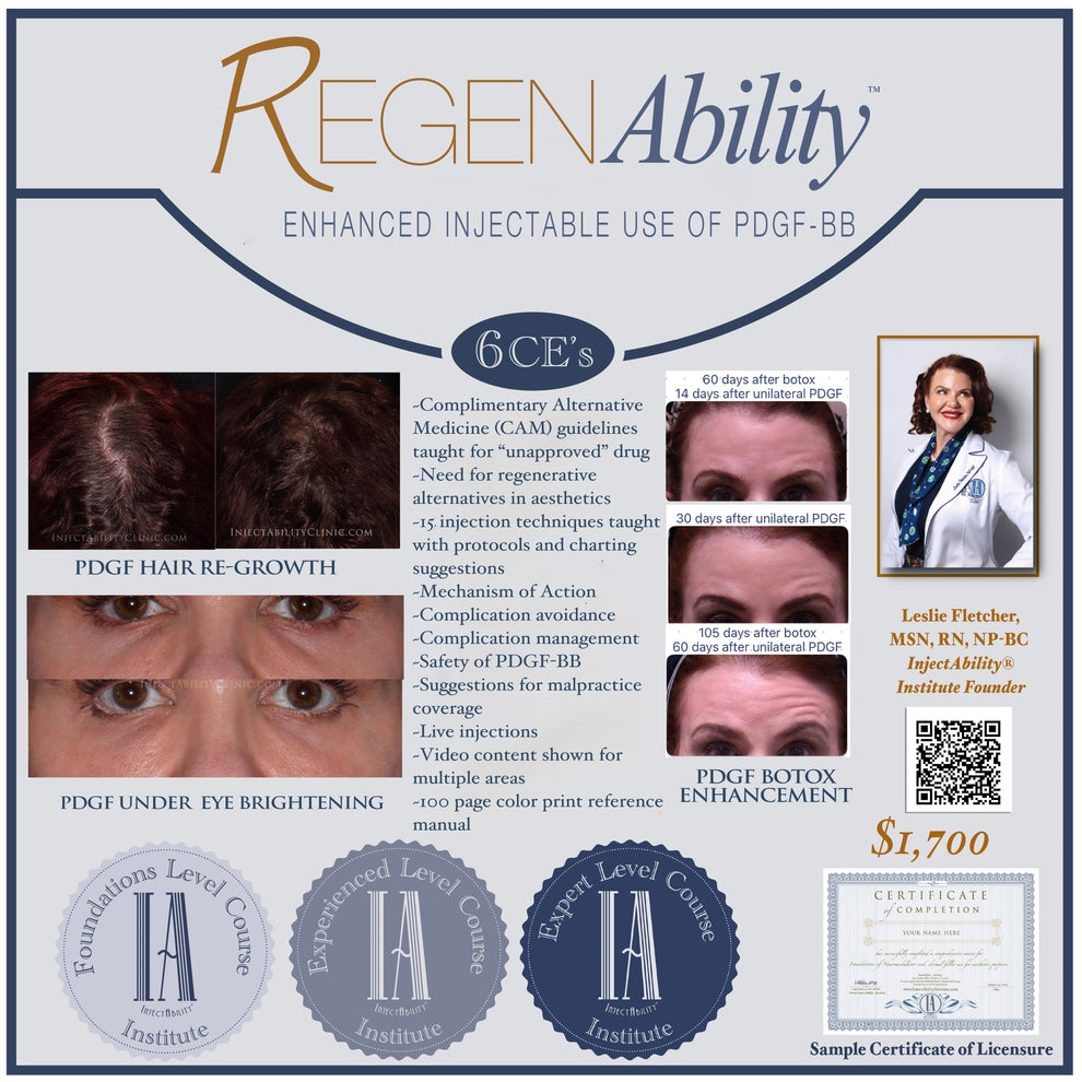 PDGF BB+ Enhanced Use Group Training – InjectAbility® Institute